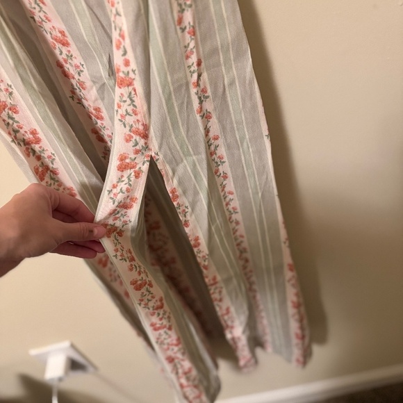 NWOT WEWOREWHAT Floral Midi Dress - SZ.4 - Victorian Floral Stripe - Picture 8 of 9